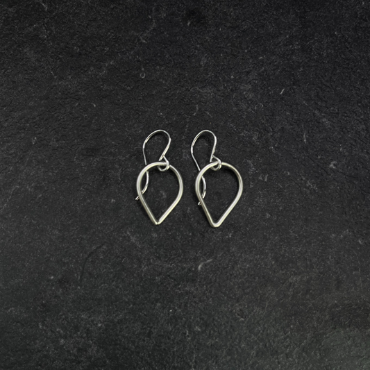 Tiny Silver Earrings