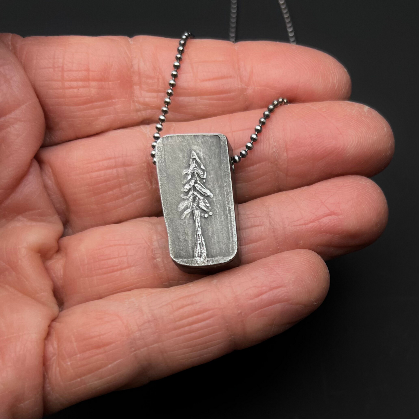 Etched Stillness Pendant
