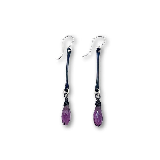 Purple Amethyst Earrings