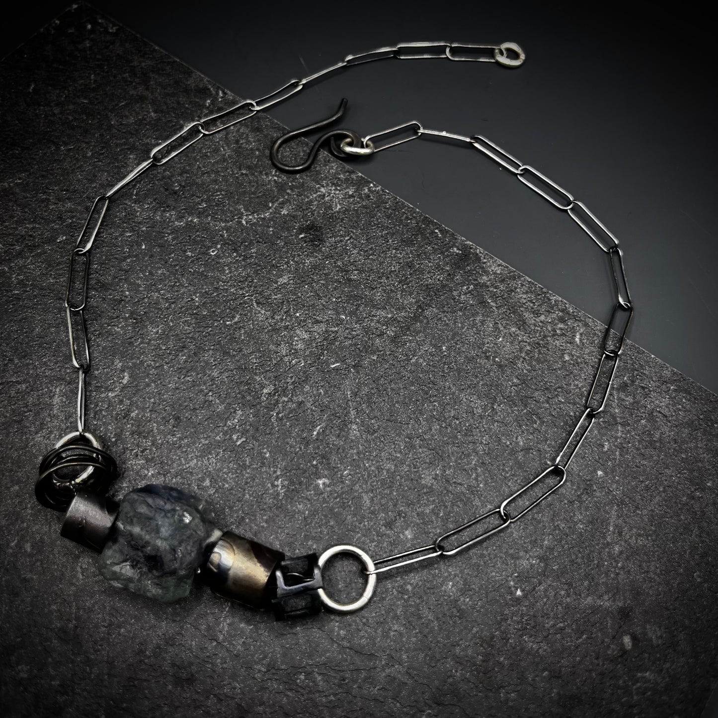 Mystic Moss Statement Necklace