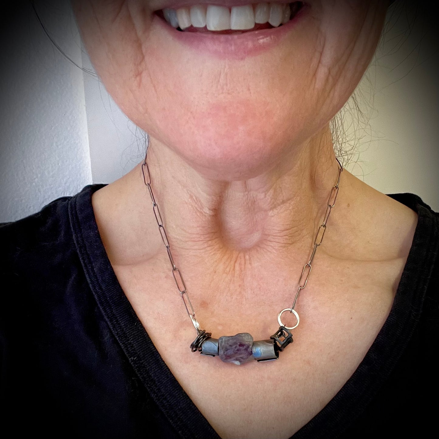 Mystic Moss Statement Necklace