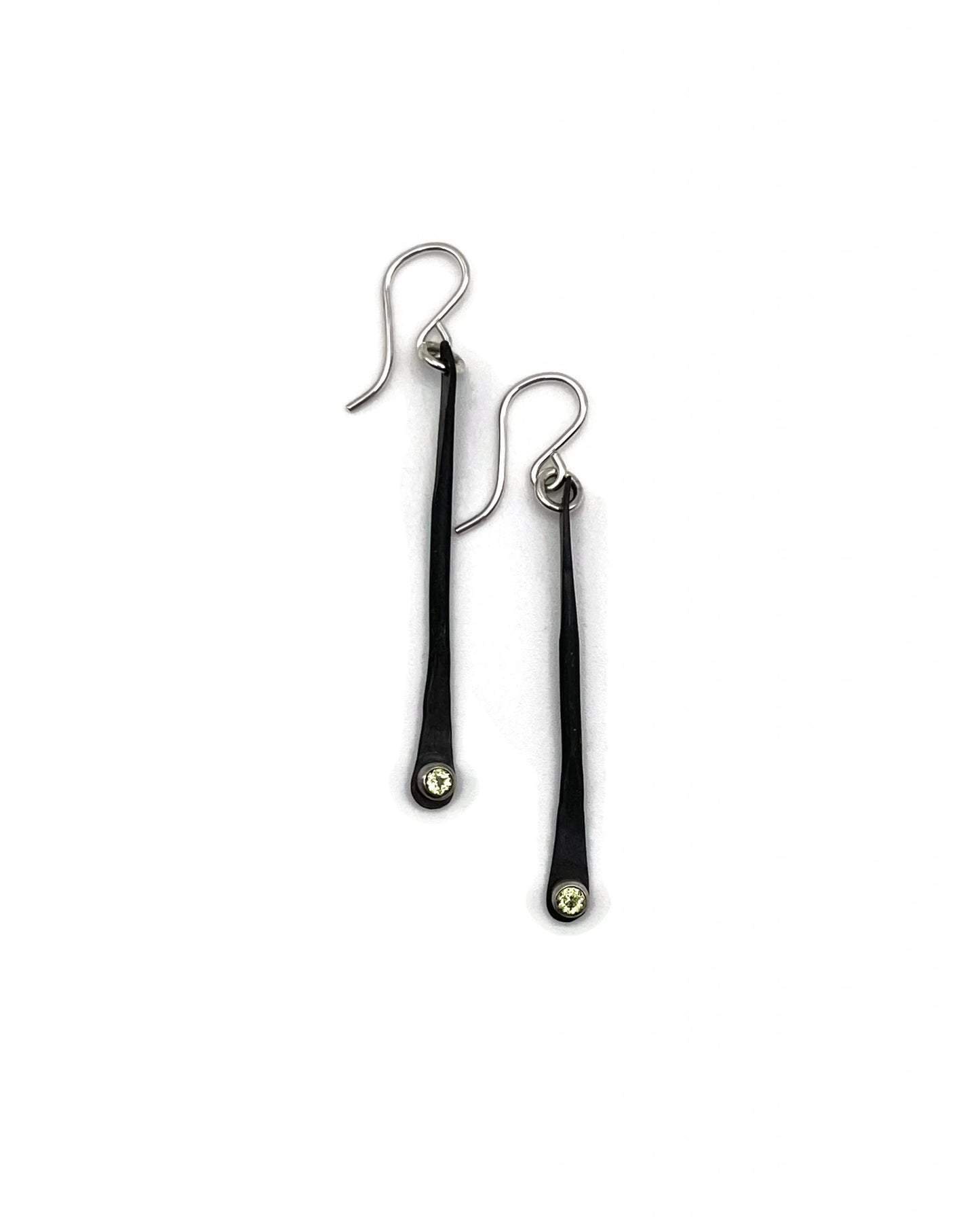 Increment Earrings with Stones