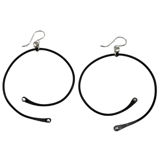 "Almost" Large Hoop Earrings