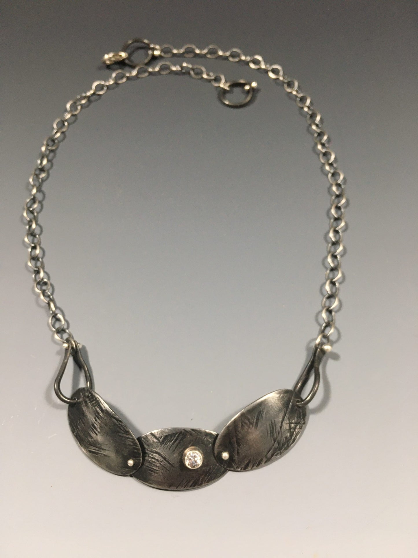 3 Peice Edie Necklace with Gemstone