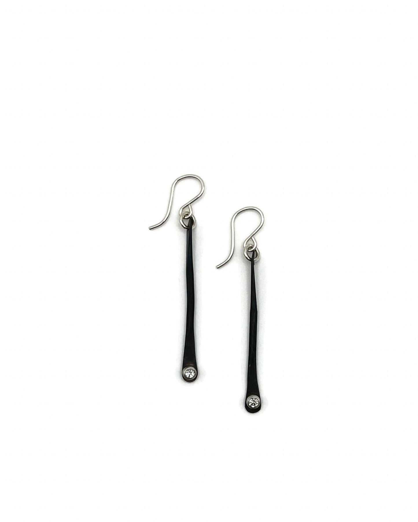 Increment Earrings with Stones