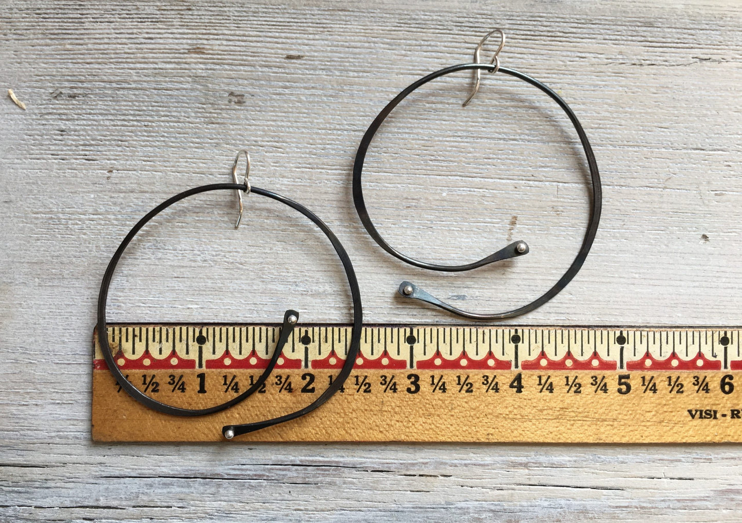 "Almost" Large Hoop Earrings